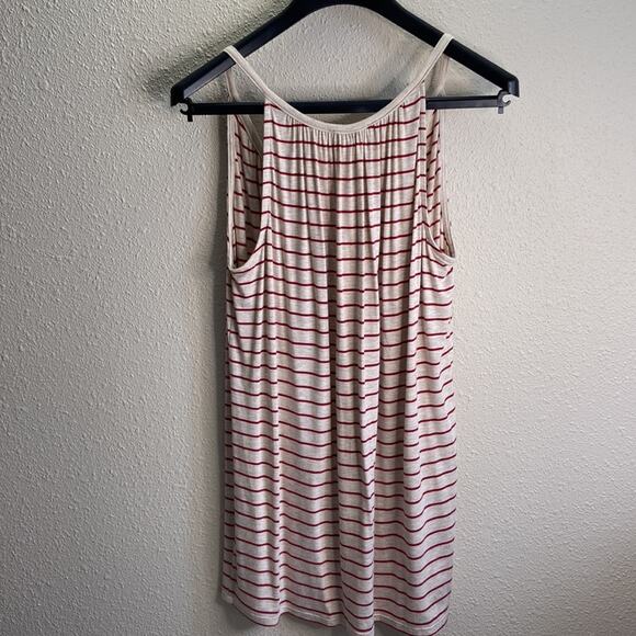 NWT Max Studio Women Red Stripe Slouch Style Tank Top Blouse Size S - Picture 3 of 5